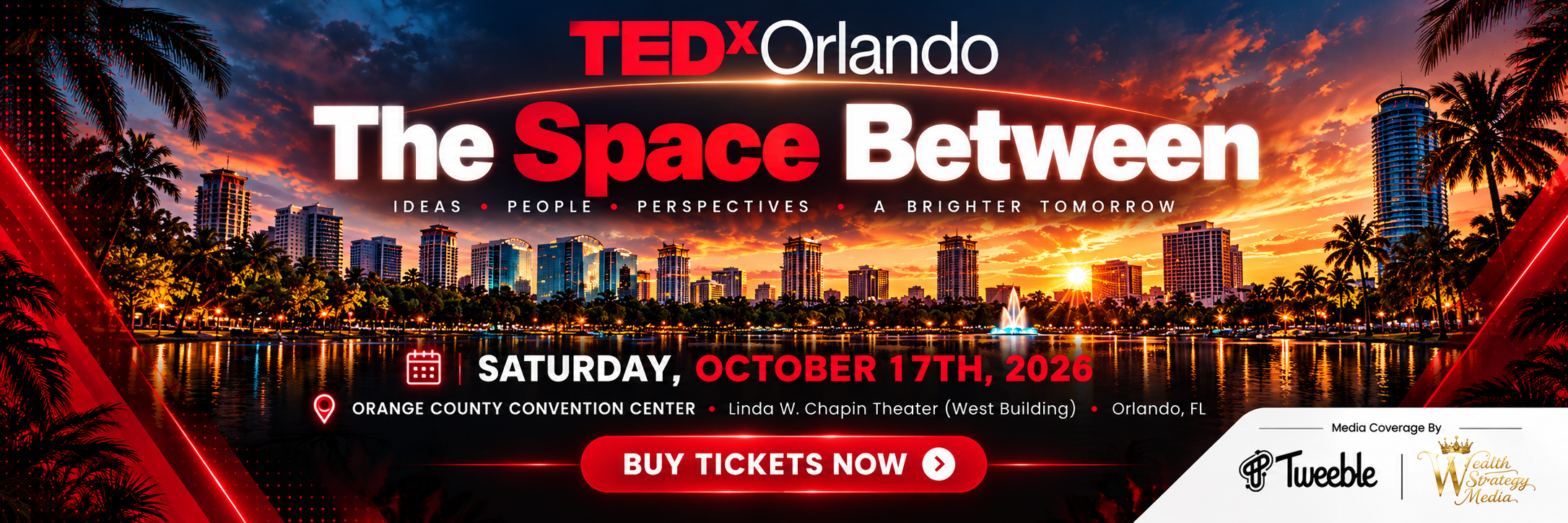 TEDxOrlando 2026 Returns October 17: 13 Visionary Speakers, Powerful Ideas, and an Exclusive 30% Ticket Discount